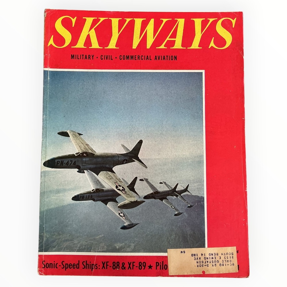 Skyways Magazine December 1948 Lockheed F 80 XF 88 XF 89 Jet Aviation